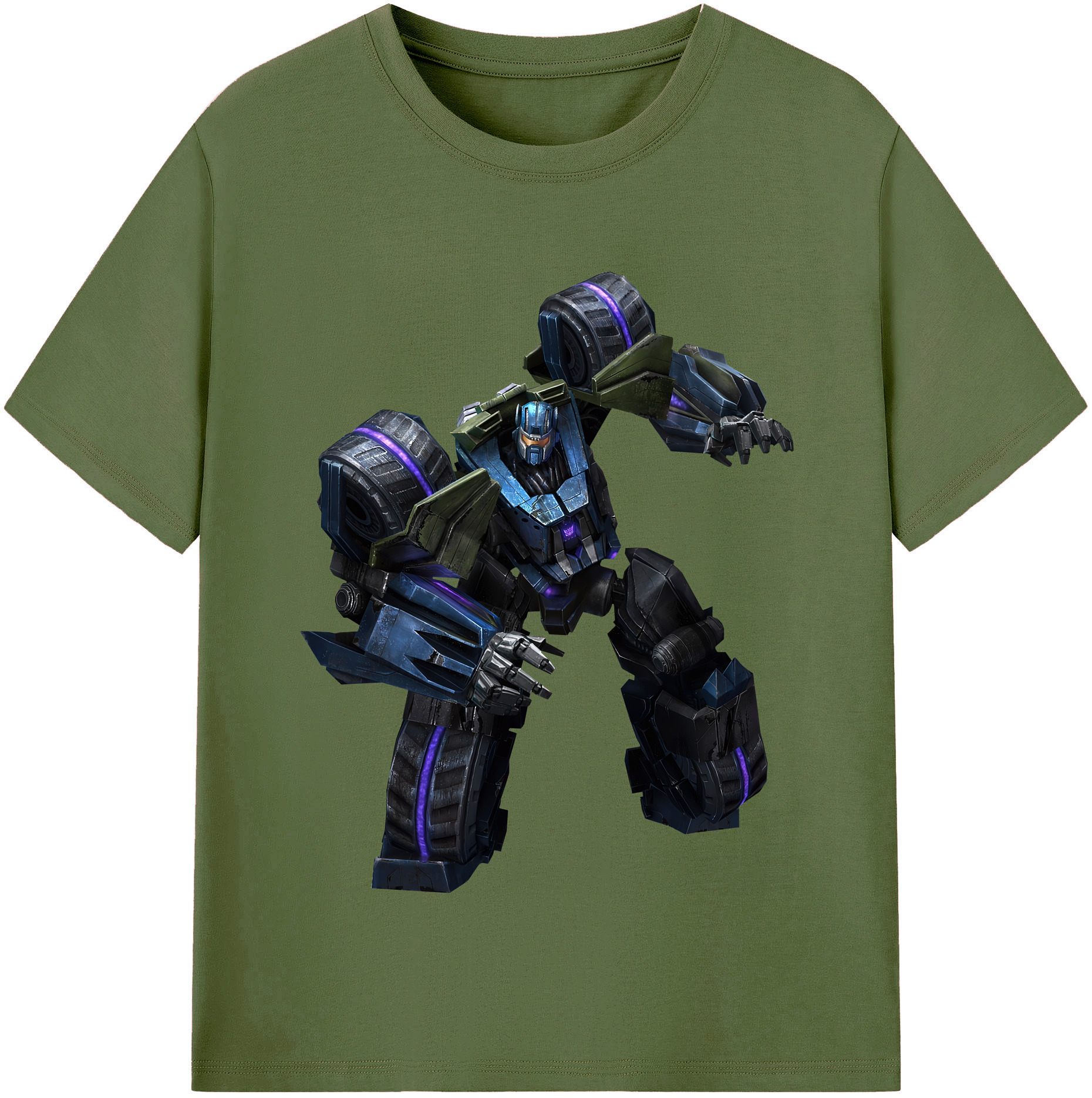 （画像用） Transformers トランスフォーマー 綿100％半袖Tシャツ（フロントプリント）